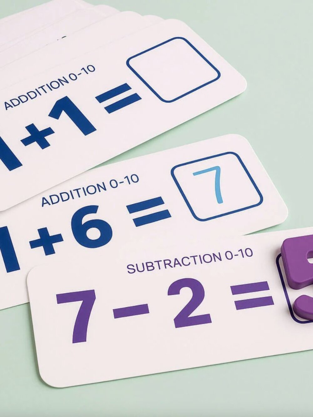 Montessori Wooden Math Learning Set, Addition & Subtraction Toy - Picture 5 of 16
